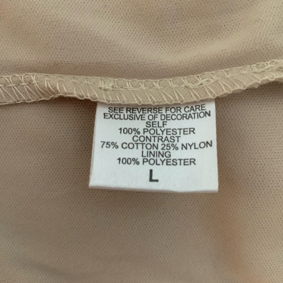 Bobeau Skirt NWT Women's Size Large Vintage Rose High Low Floral Lace Lined - Picture 4 of 7